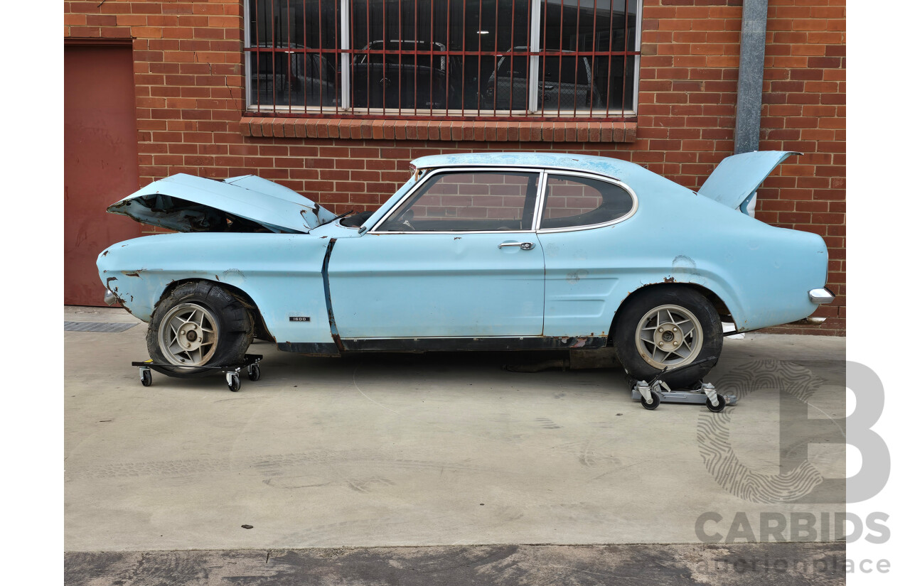 12/1969 Ford Capri 1600 Deluxe Mk1 2d Sedan Blue 1.6L - Parts Only