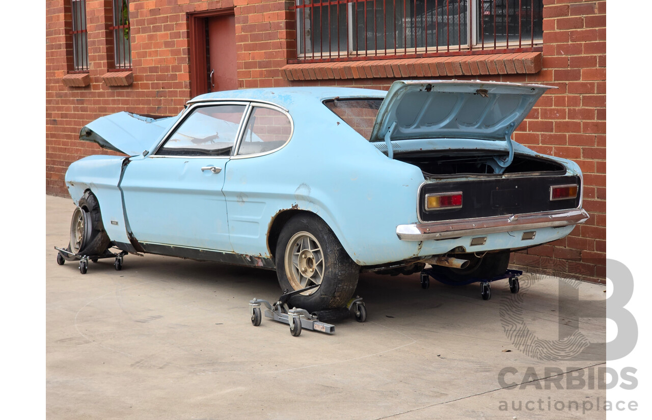 12/1969 Ford Capri 1600 Deluxe Mk1 2d Sedan Blue 1.6L - Parts Only