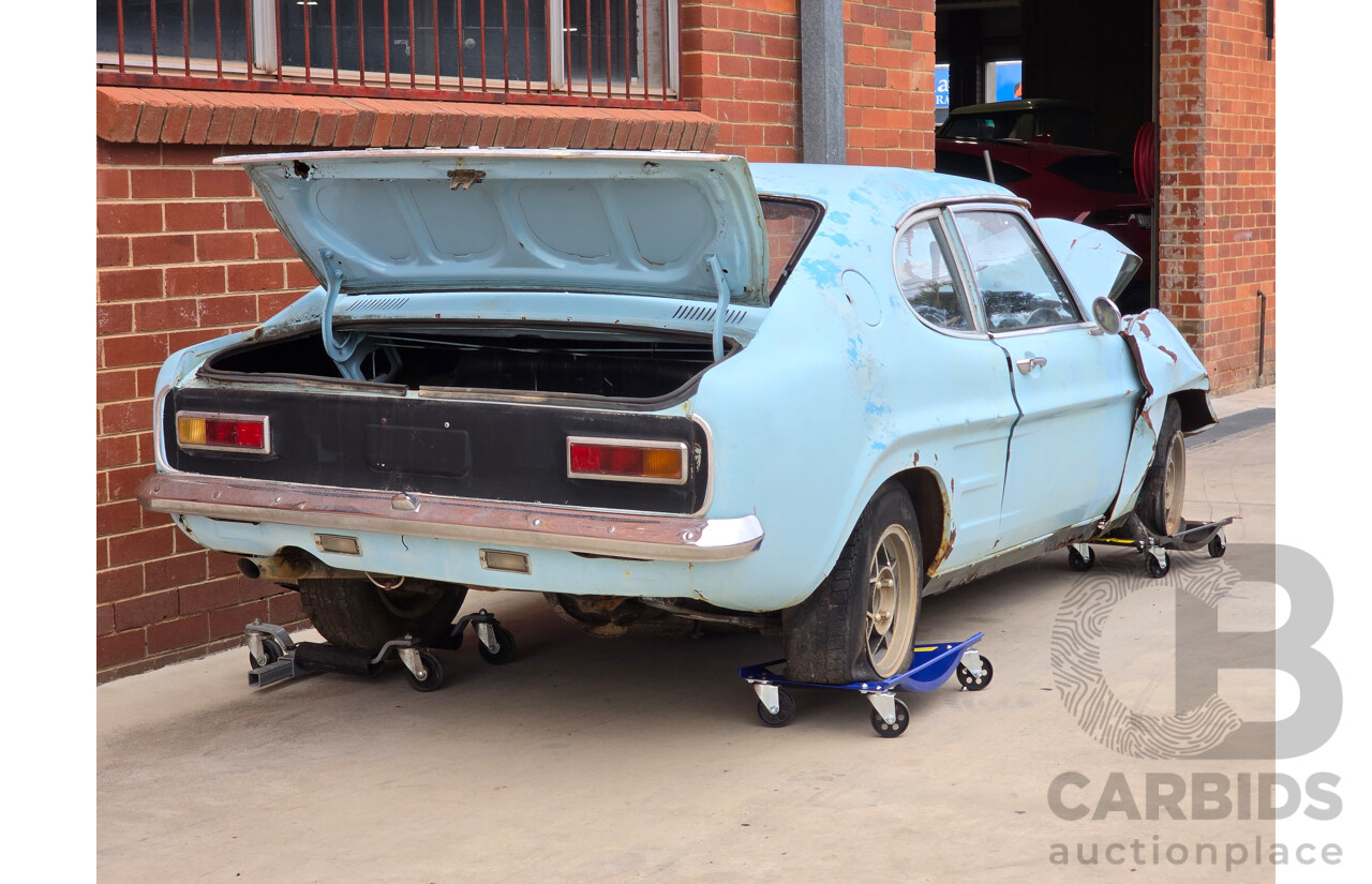 12/1969 Ford Capri 1600 Deluxe Mk1 2d Sedan Blue 1.6L - Parts Only