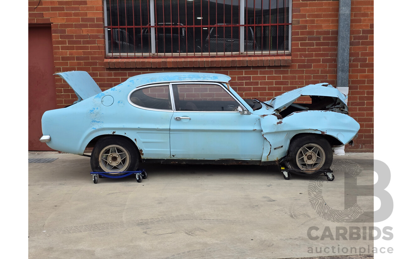 12/1969 Ford Capri 1600 Deluxe Mk1 2d Sedan Blue 1.6L - Parts Only