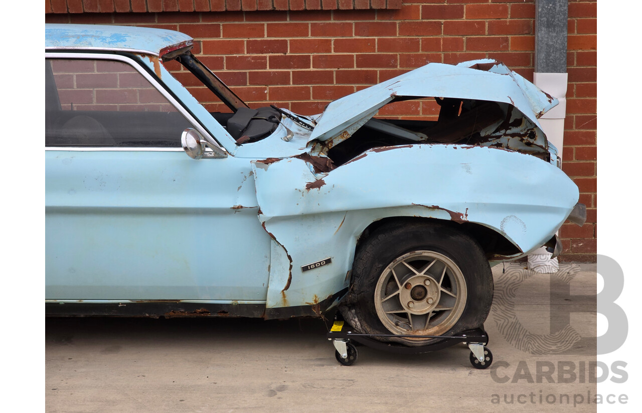 12/1969 Ford Capri 1600 Deluxe Mk1 2d Sedan Blue 1.6L - Parts Only