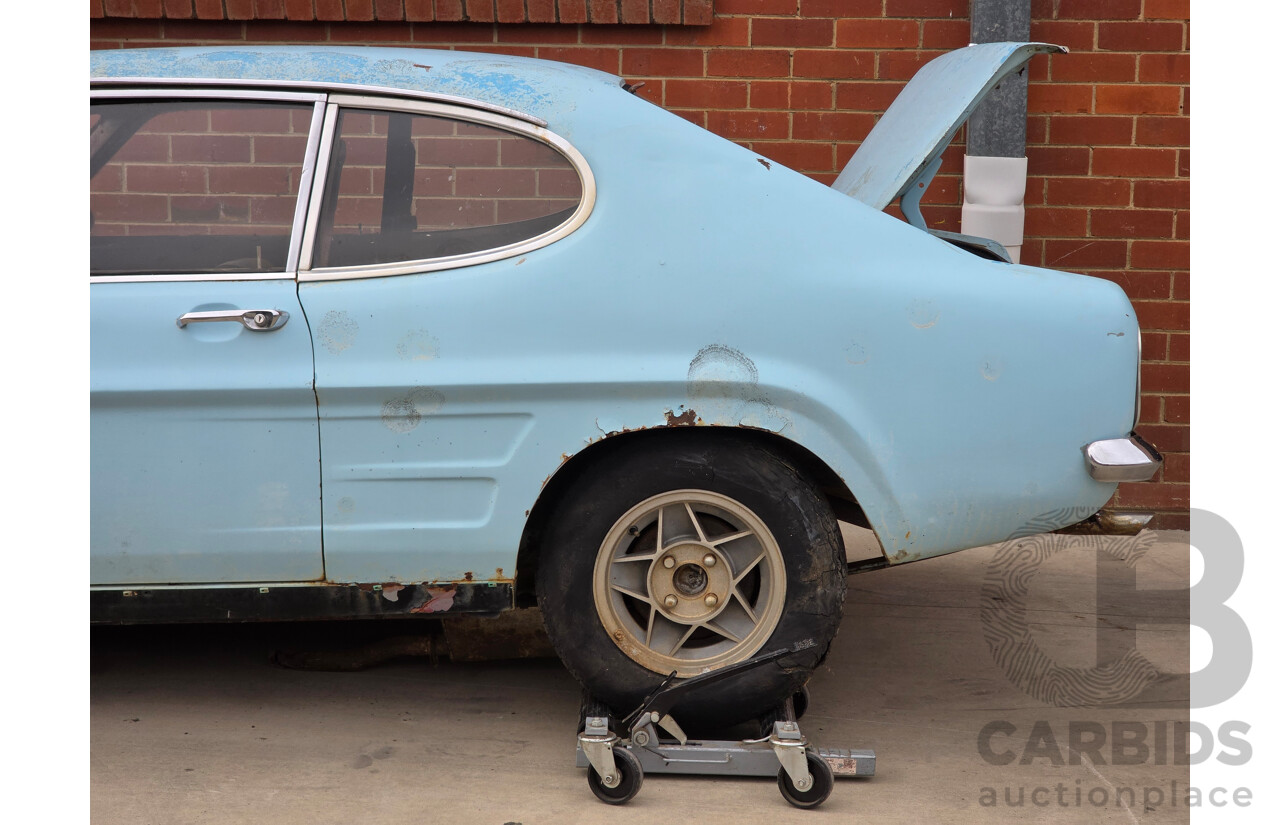 12/1969 Ford Capri 1600 Deluxe Mk1 2d Sedan Blue 1.6L - Parts Only