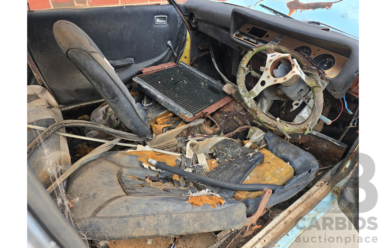 12/1969 Ford Capri 1600 Deluxe Mk1 2d Sedan Blue 1.6L - Parts Only