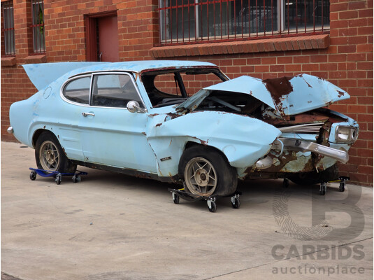 12/1969 Ford Capri 1600 Deluxe Mk1 2d Sedan Blue 1.6L - Parts Only