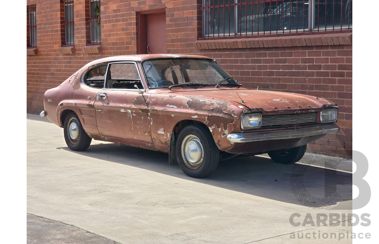 8/1970 Ford Capri 1600 XL Mk1 2d Sedan Brown 1.6L