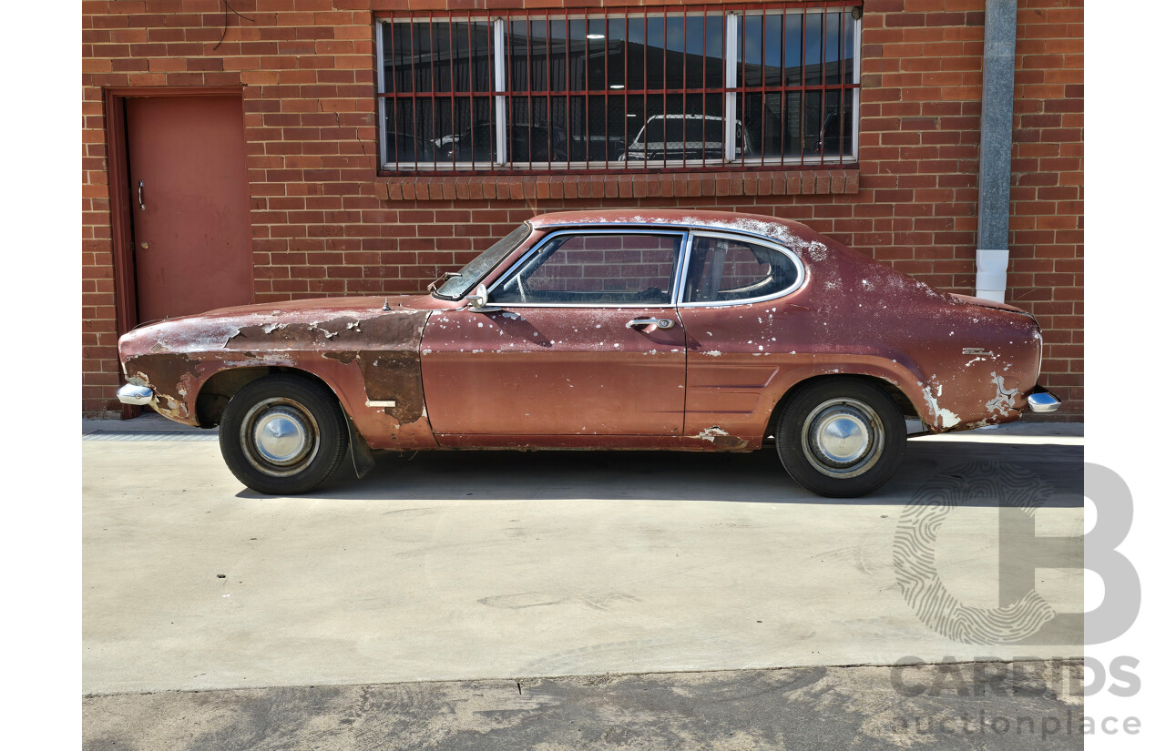 8/1970 Ford Capri 1600 XL Mk1 2d Sedan Brown 1.6L