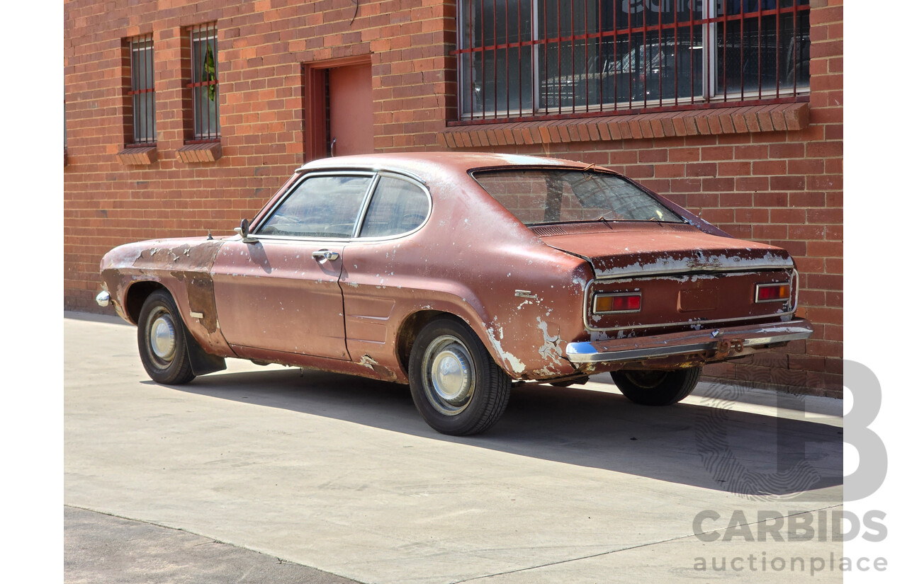 8/1970 Ford Capri 1600 XL Mk1 2d Sedan Brown 1.6L