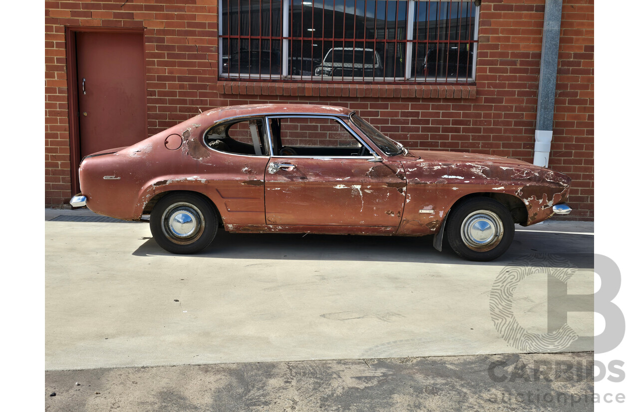 8/1970 Ford Capri 1600 XL Mk1 2d Sedan Brown 1.6L