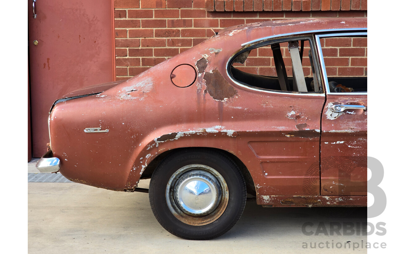 8/1970 Ford Capri 1600 XL Mk1 2d Sedan Brown 1.6L