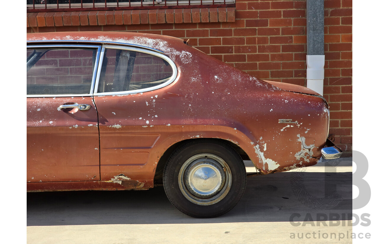 8/1970 Ford Capri 1600 XL Mk1 2d Sedan Brown 1.6L