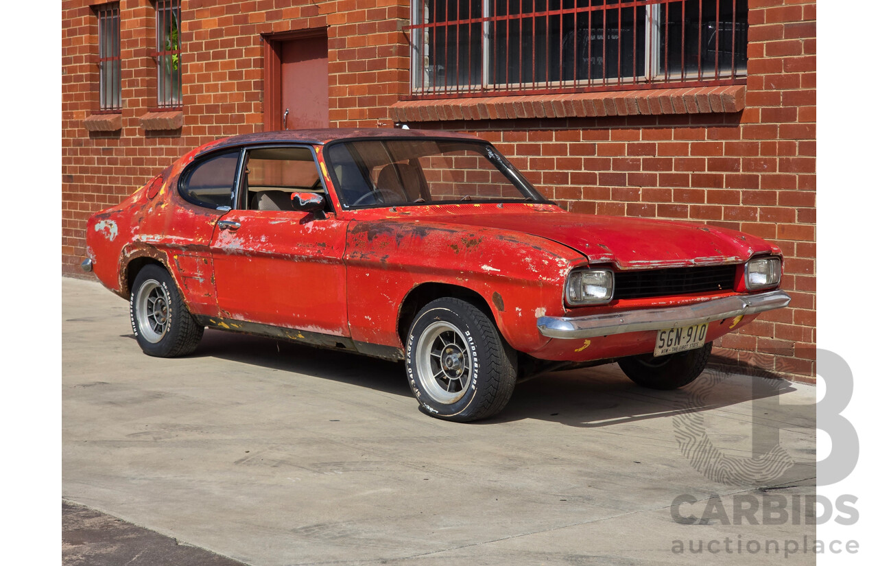 2/1971 Ford Capri Deluxe Mk1 2d Sedan Red 1.6L