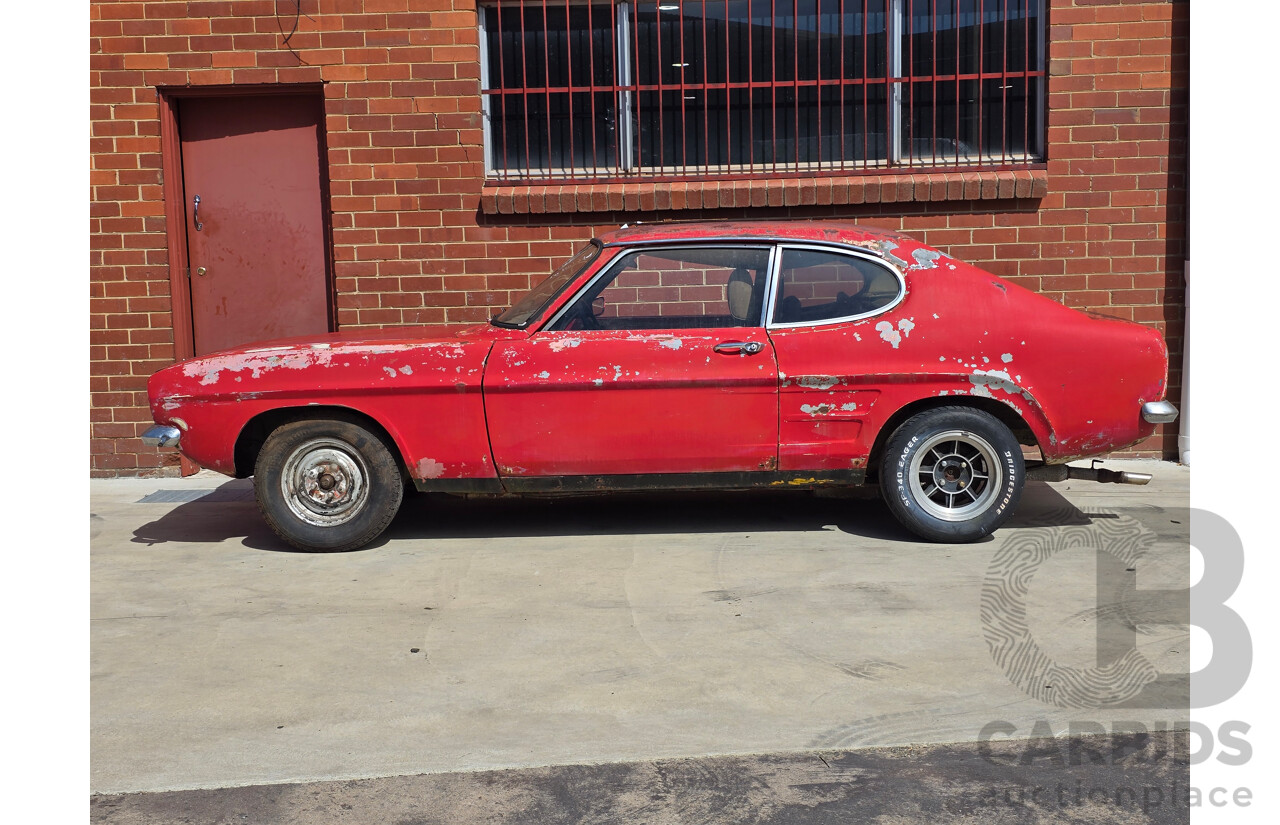 2/1971 Ford Capri Deluxe Mk1 2d Sedan Red 1.6L