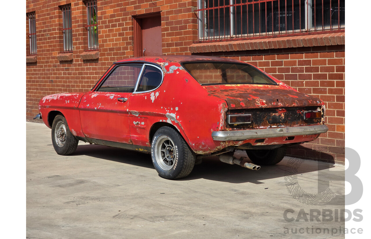 2/1971 Ford Capri Deluxe Mk1 2d Sedan Red 1.6L