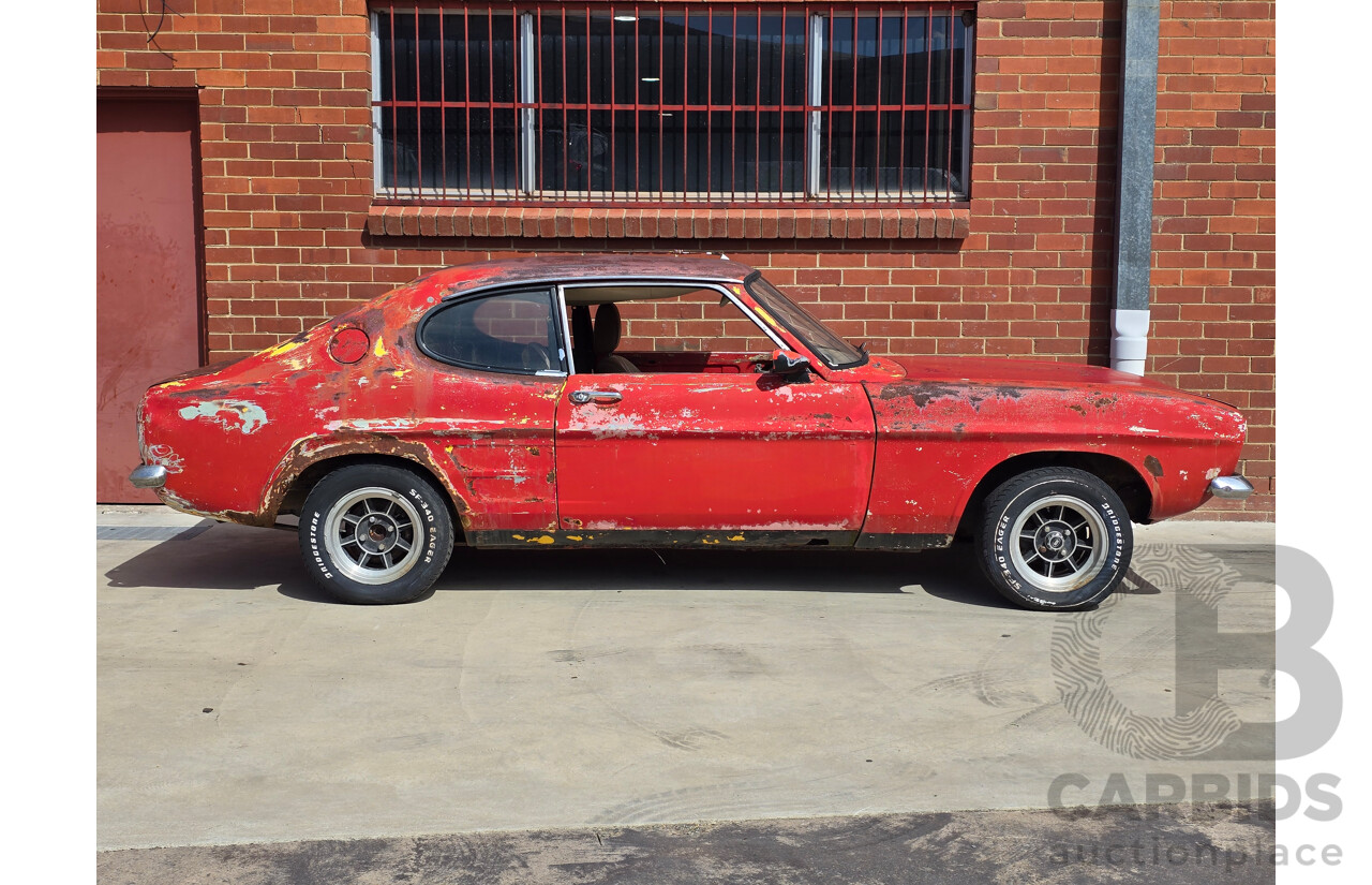 2/1971 Ford Capri Deluxe Mk1 2d Sedan Red 1.6L