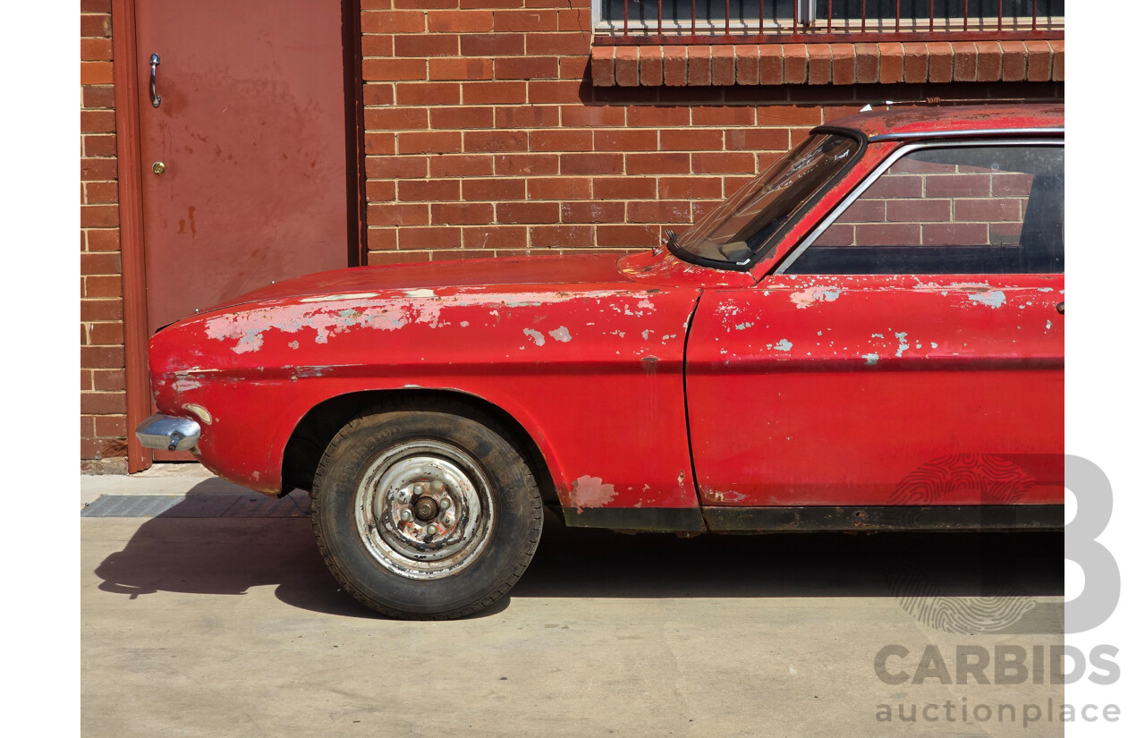 2/1971 Ford Capri Deluxe Mk1 2d Sedan Red 1.6L