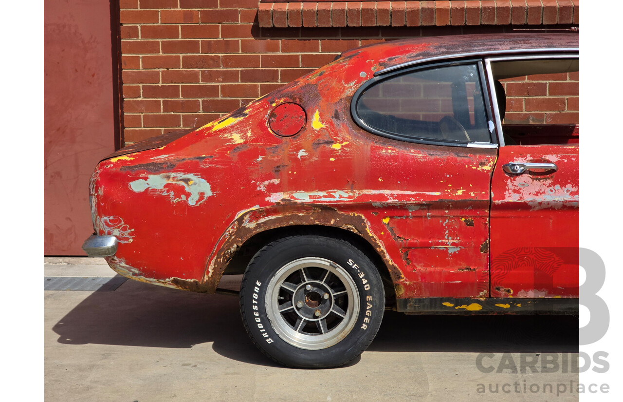 2/1971 Ford Capri Deluxe Mk1 2d Sedan Red 1.6L