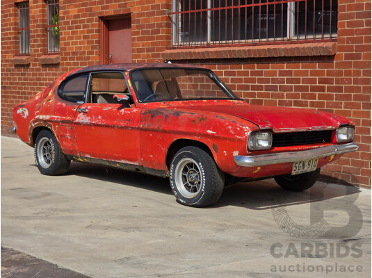 2/1971 Ford Capri Deluxe Mk1 2d Sedan Red 1.6L