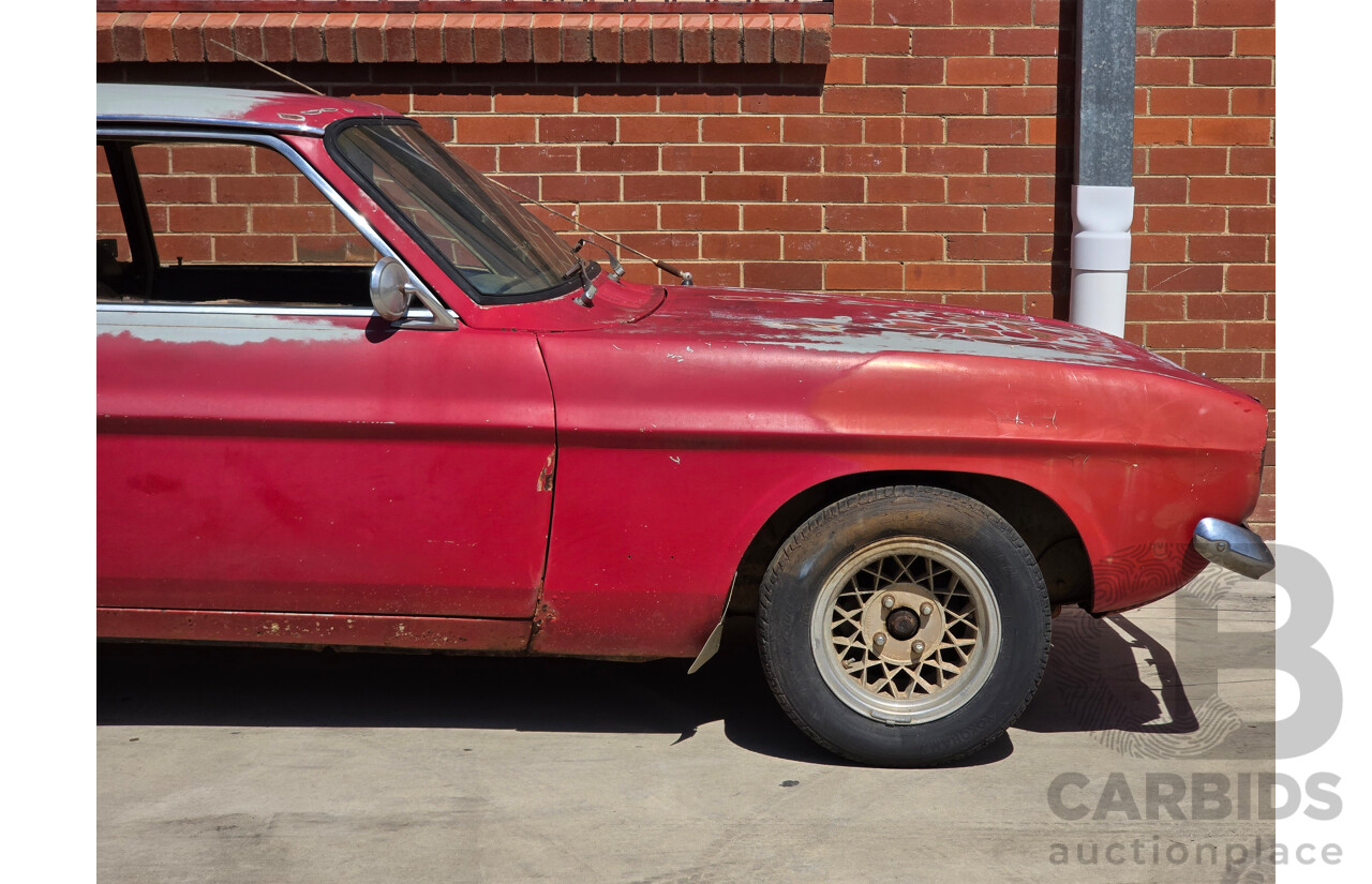 9/1970 Ford Capri 1600 XL Mk1 2d Sedan Candy Apple Red 1.6L