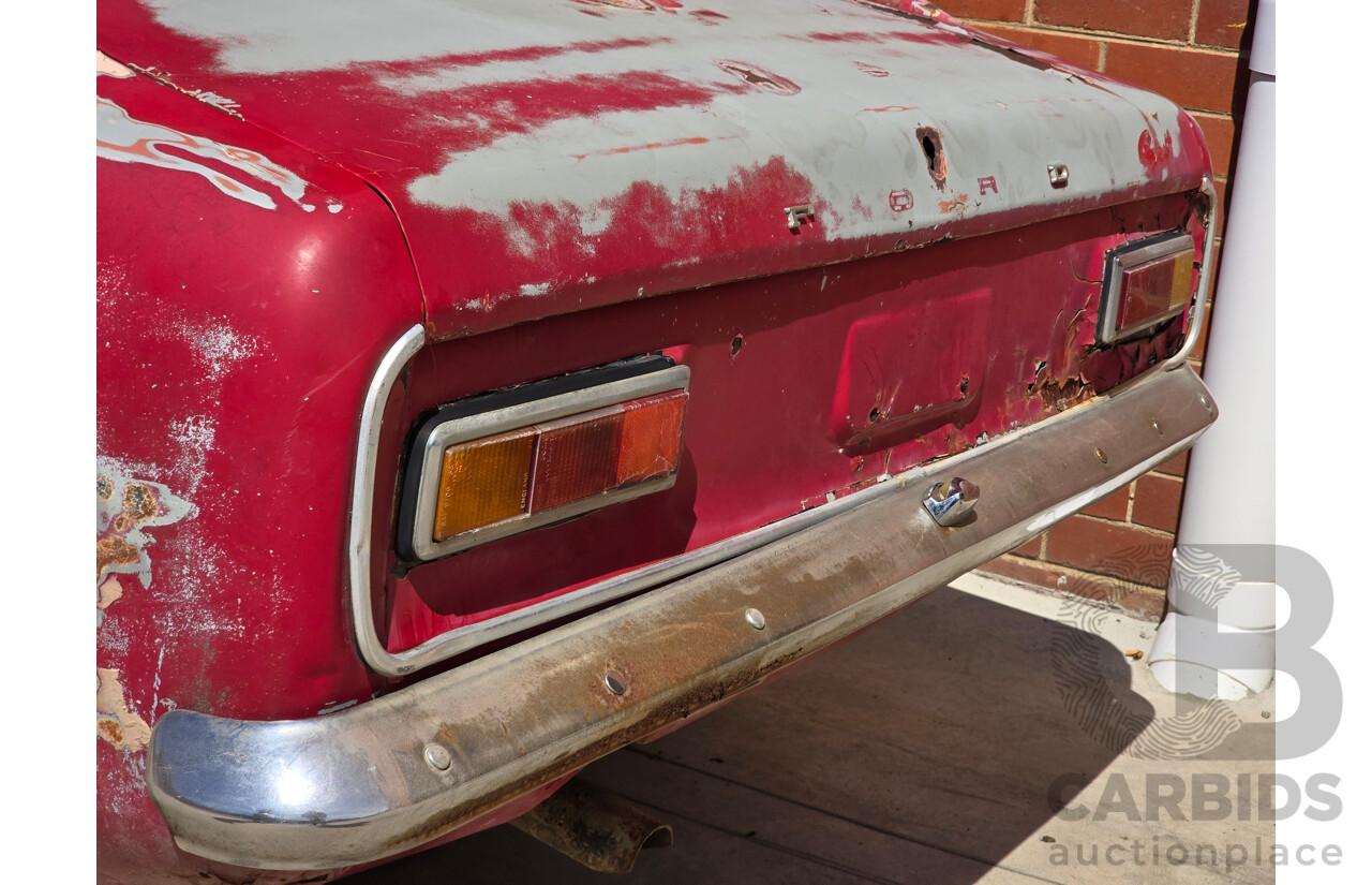 9/1970 Ford Capri 1600 XL Mk1 2d Sedan Candy Apple Red 1.6L