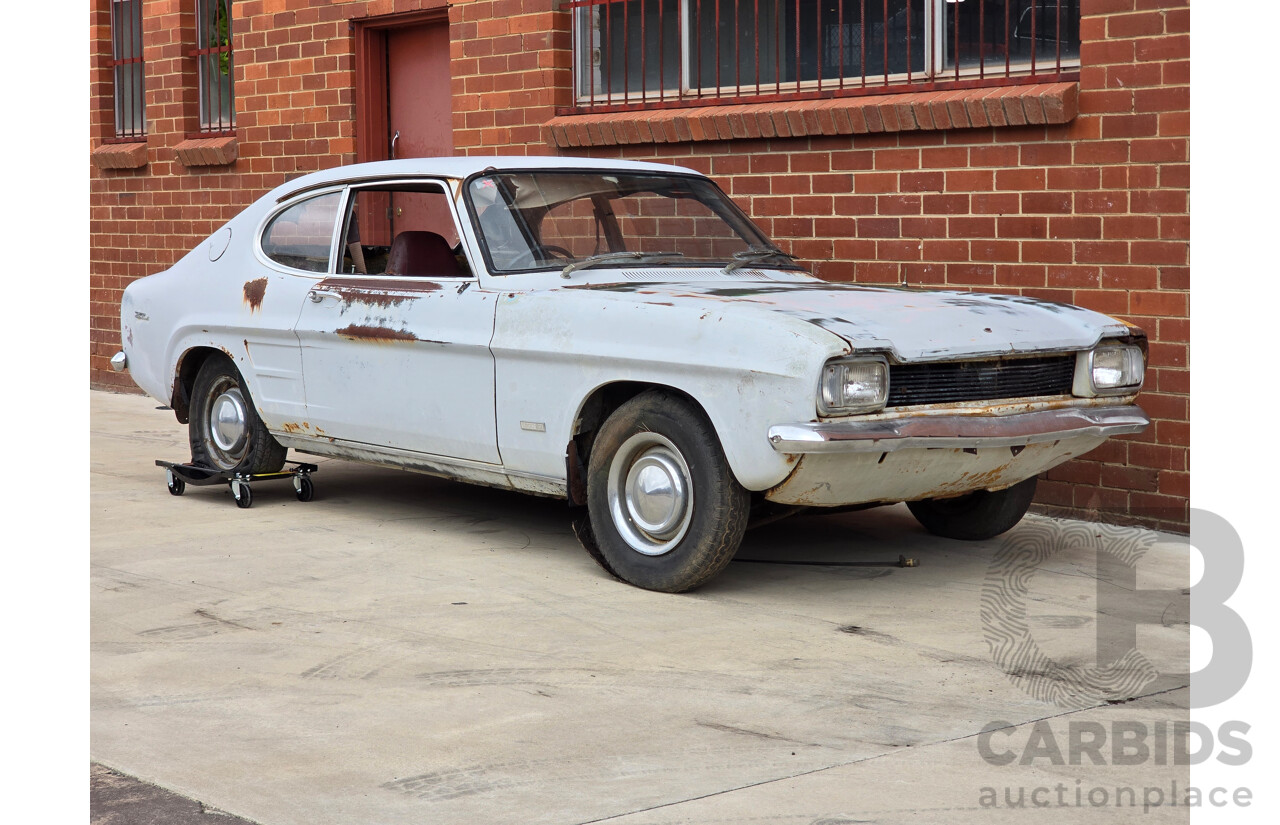 10/1972 Ford Capri XL Mk1 2d Sedan Shadow Grey 1.6L