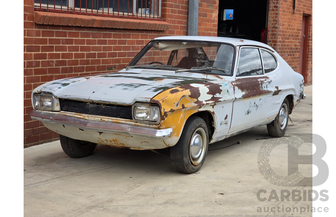 10/1972 Ford Capri XL Mk1 2d Sedan Shadow Grey 1.6L