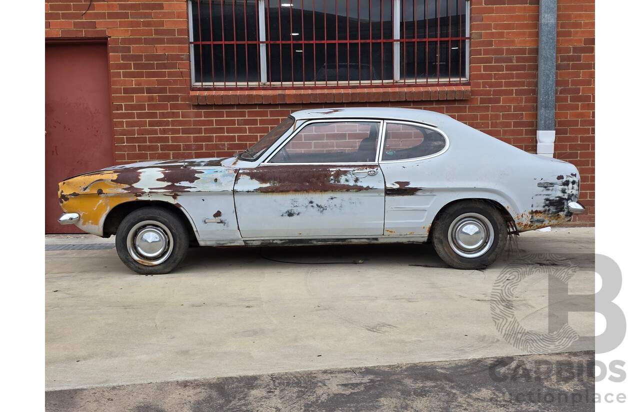 10/1972 Ford Capri XL Mk1 2d Sedan Shadow Grey 1.6L