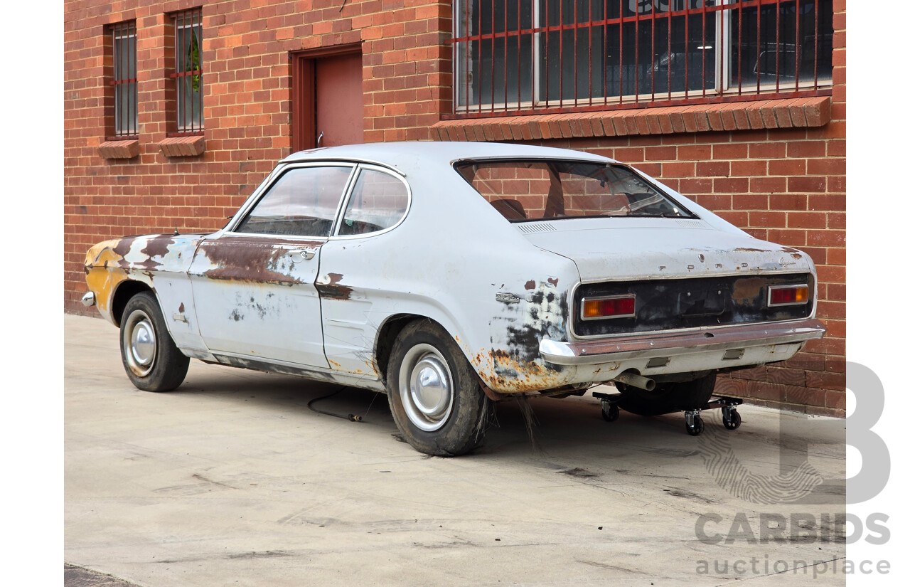 10/1972 Ford Capri XL Mk1 2d Sedan Shadow Grey 1.6L