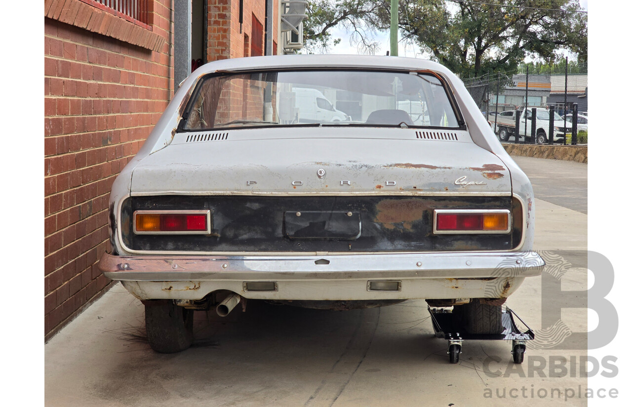 10/1972 Ford Capri XL Mk1 2d Sedan Shadow Grey 1.6L