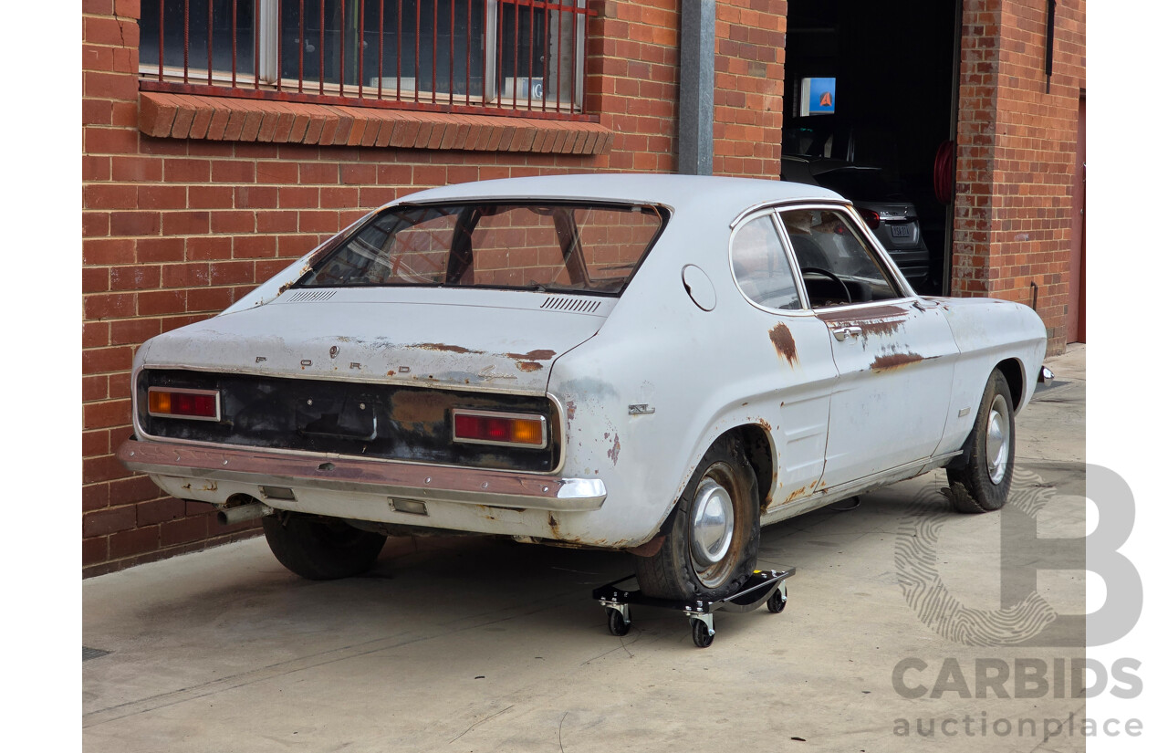 10/1972 Ford Capri XL Mk1 2d Sedan Shadow Grey 1.6L