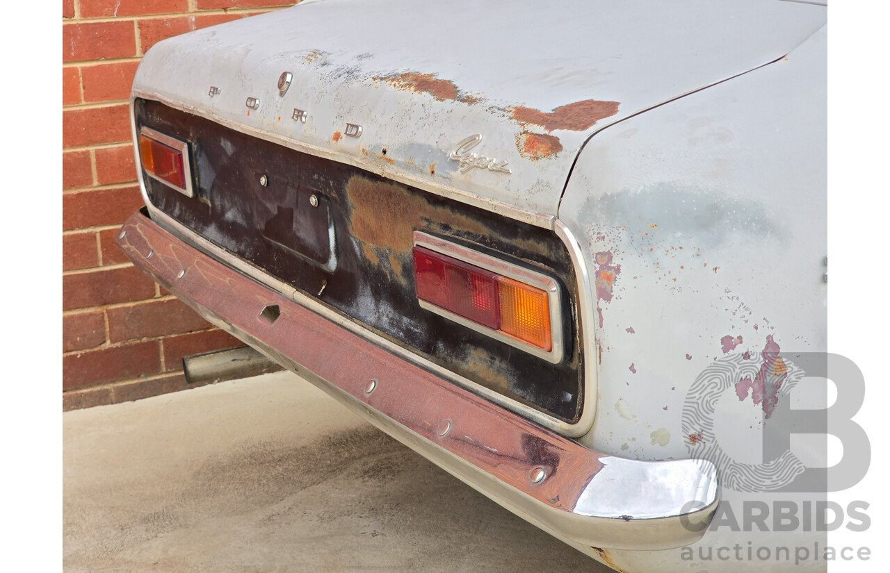 10/1972 Ford Capri XL Mk1 2d Sedan Shadow Grey 1.6L