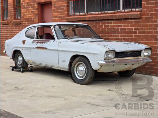 10/1972 Ford Capri XL Mk1 2d Sedan Shadow Grey 1.6L