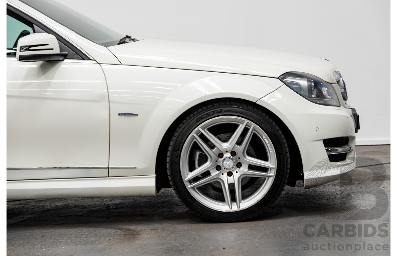 7/2011 Mercedes-Benz C250 CDI AMG Pack BE W204 MY11 4d Wagon Calcite White Turbo Diesel 2.1L