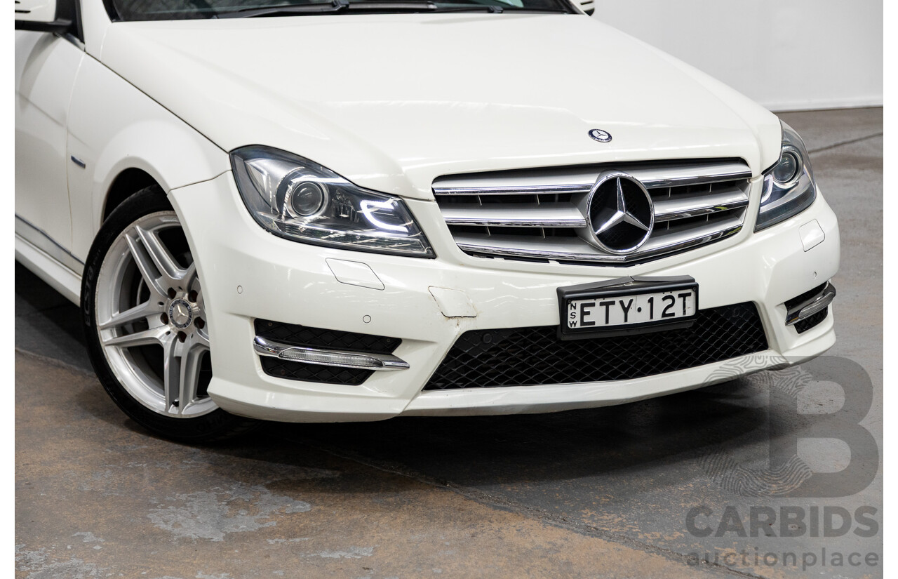 7/2011 Mercedes-Benz C250 CDI AMG Pack BE W204 MY11 4d Wagon Calcite White Turbo Diesel 2.1L