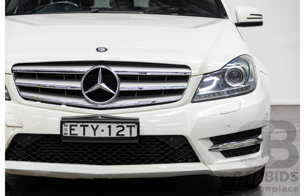 7/2011 Mercedes-Benz C250 CDI AMG Pack BE W204 MY11 4d Wagon Calcite White Turbo Diesel 2.1L