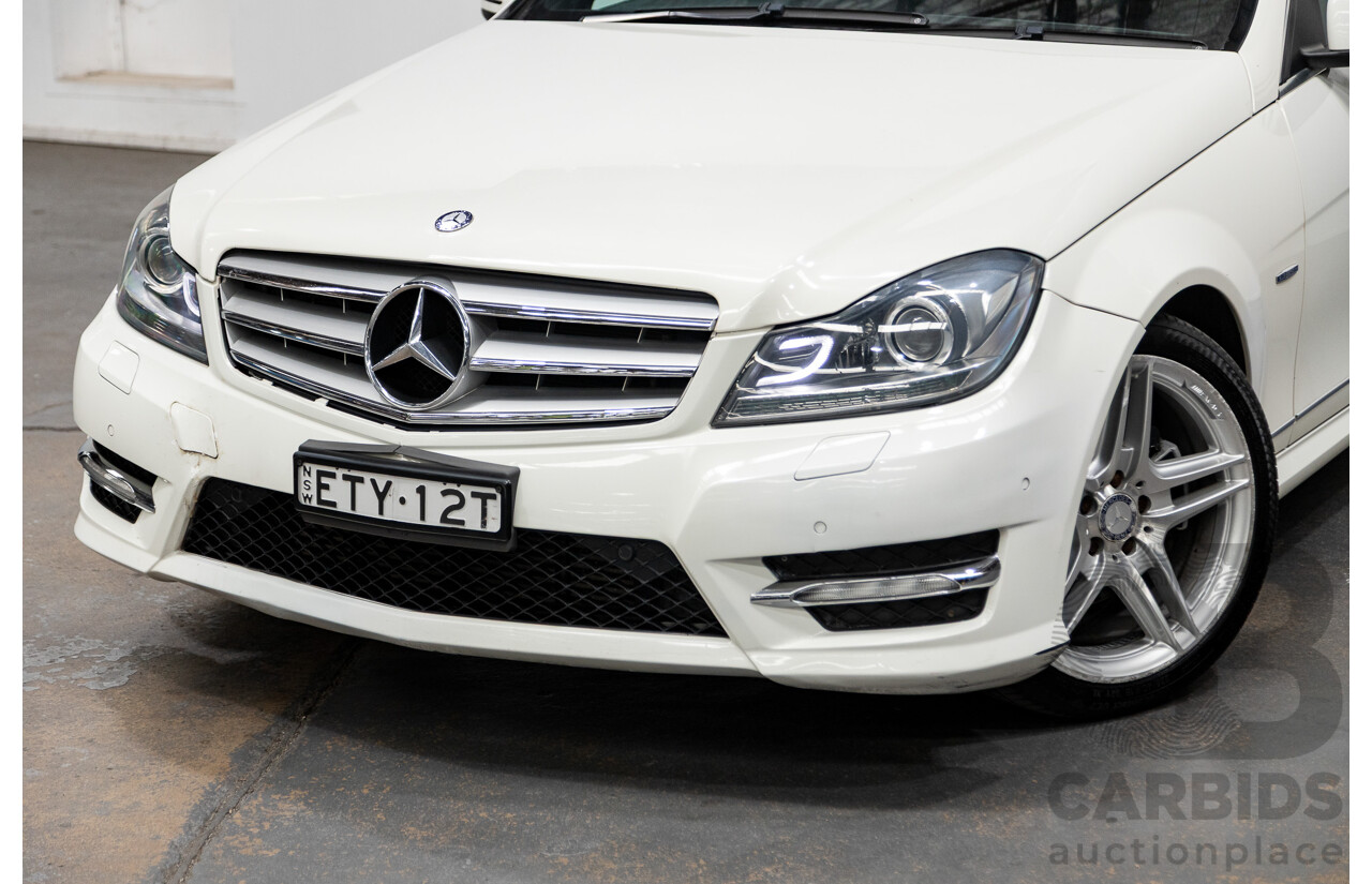 7/2011 Mercedes-Benz C250 CDI AMG Pack BE W204 MY11 4d Wagon Calcite White Turbo Diesel 2.1L