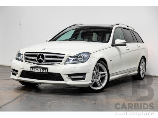 7/2011 Mercedes-Benz C250 CDI AMG Pack BE W204 MY11 4d Wagon Calcite White Turbo Diesel 2.1L