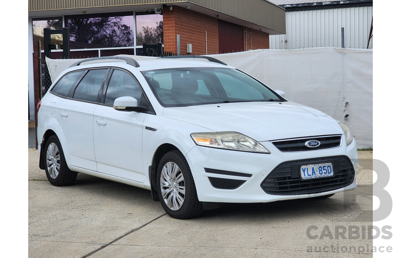 8/2011 Ford Mondeo LX TDCi MC 4d Wagon White 2.0L