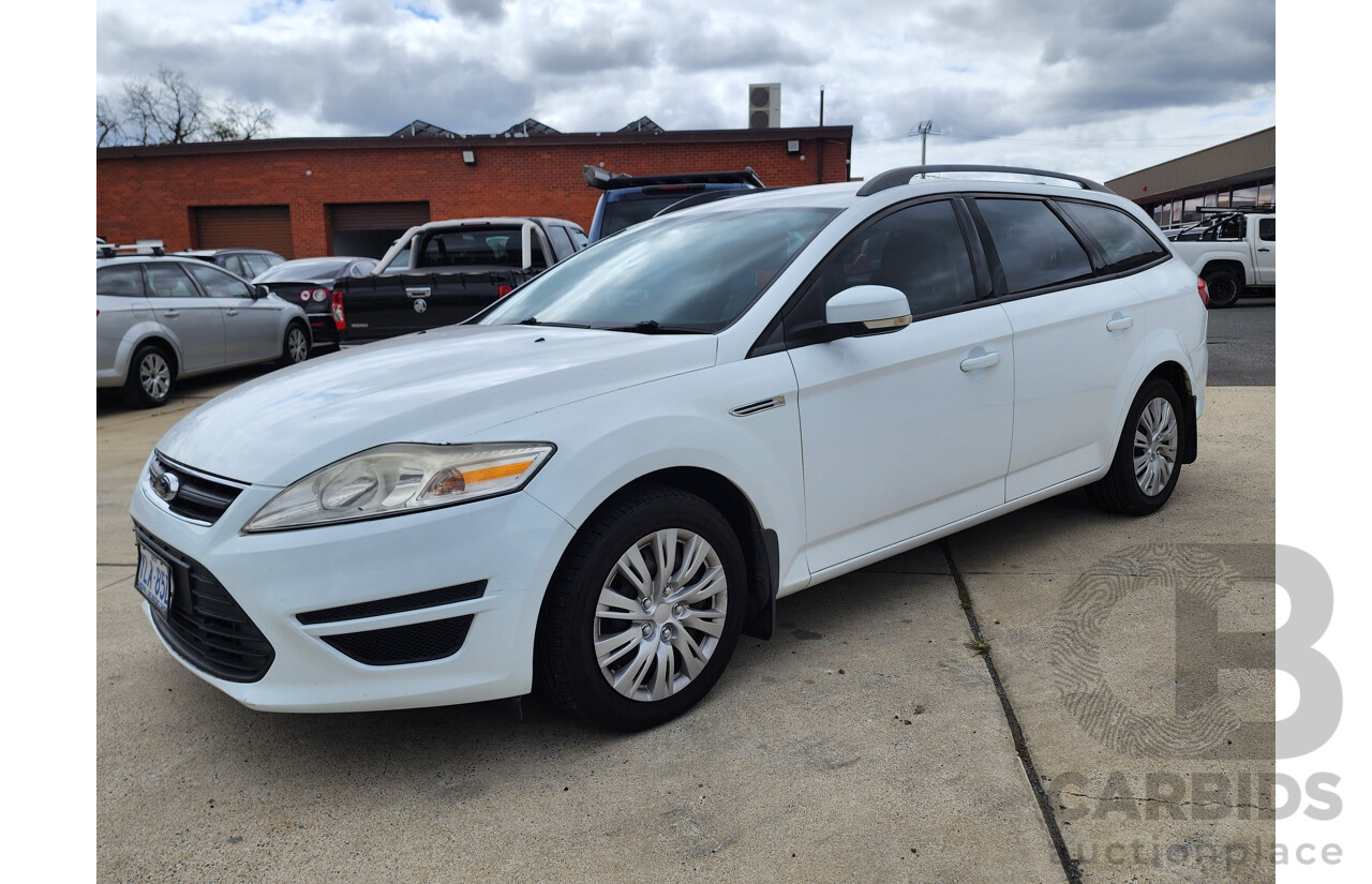 8/2011 Ford Mondeo LX TDCi MC 4d Wagon White 2.0L