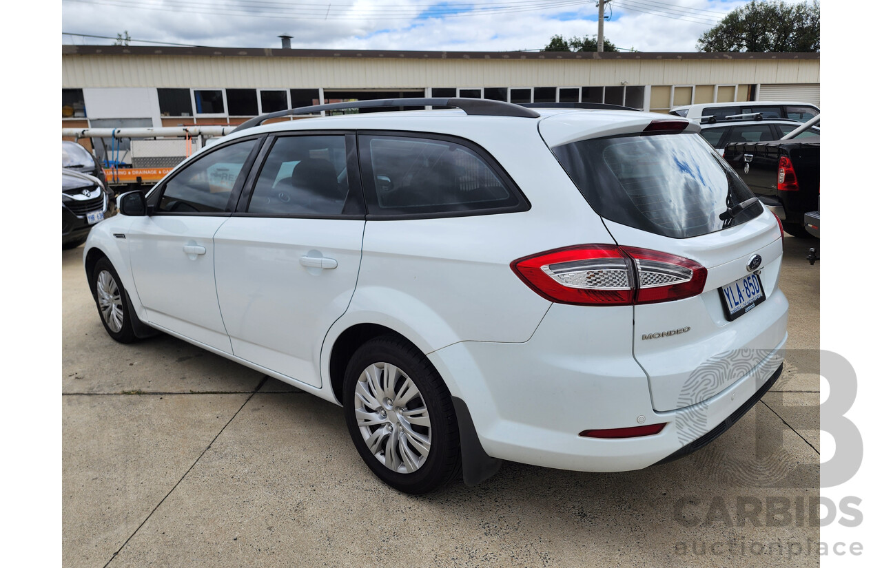 8/2011 Ford Mondeo LX TDCi MC 4d Wagon White 2.0L