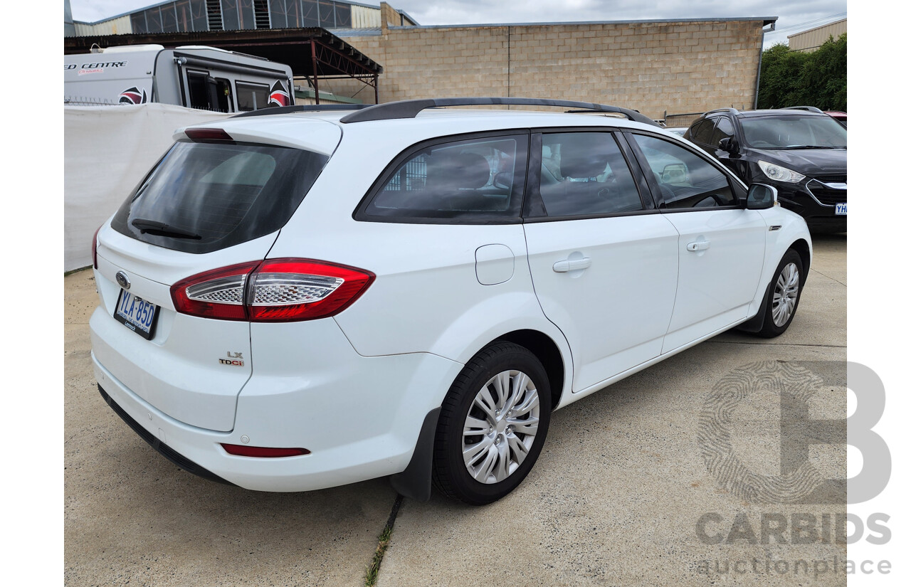 8/2011 Ford Mondeo LX TDCi MC 4d Wagon White 2.0L