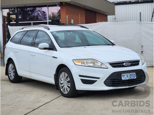 8/2011 Ford Mondeo LX TDCi MC 4d Wagon White 2.0L