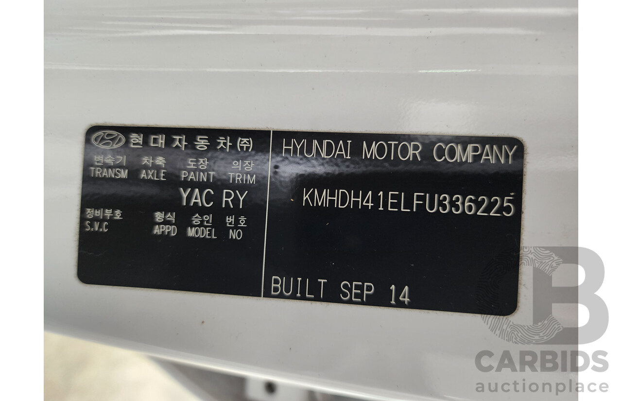 11/2014 Hyundai Elantra Trophy MD SERIES 2 (MD3) 4d Sedan White 1.8L