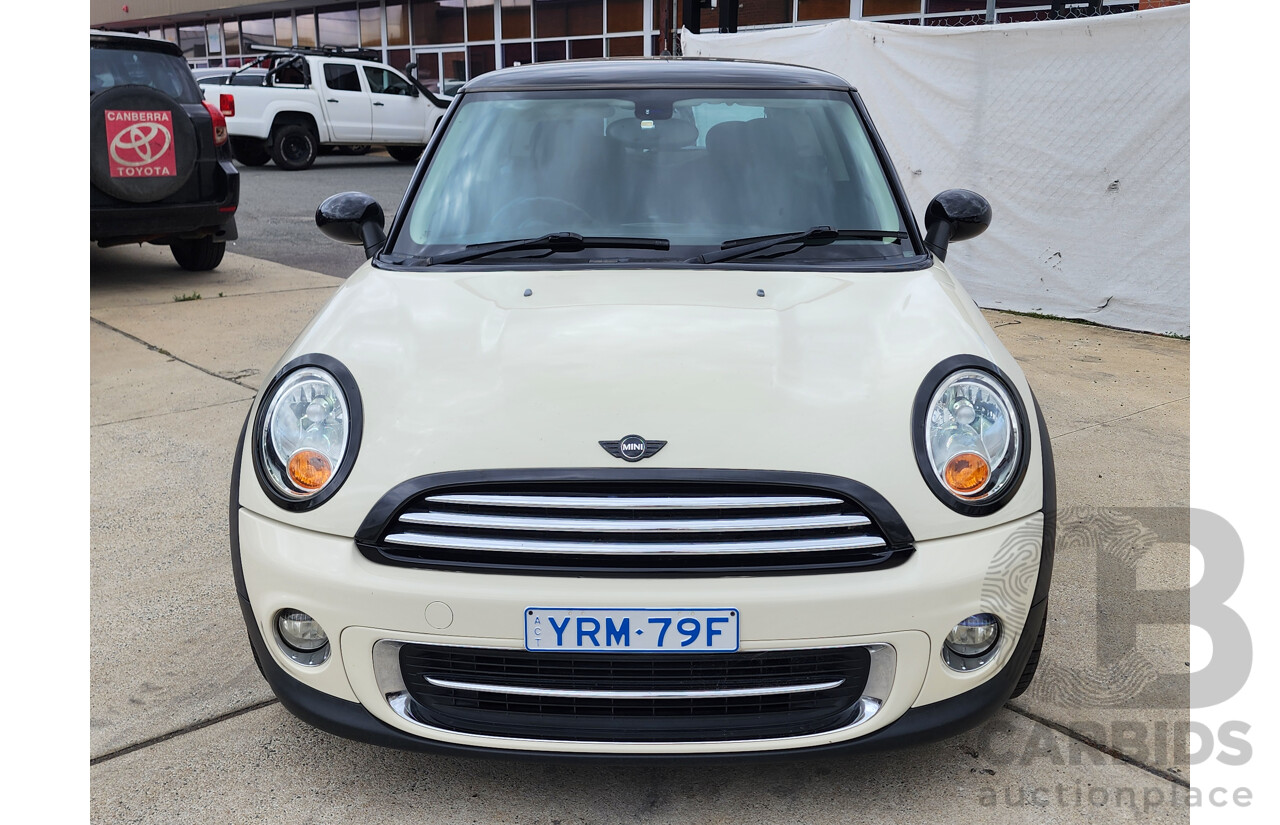 6/2012 Mini Cooper Baker Street R56 MY12 2d Hatchback White 1.6L