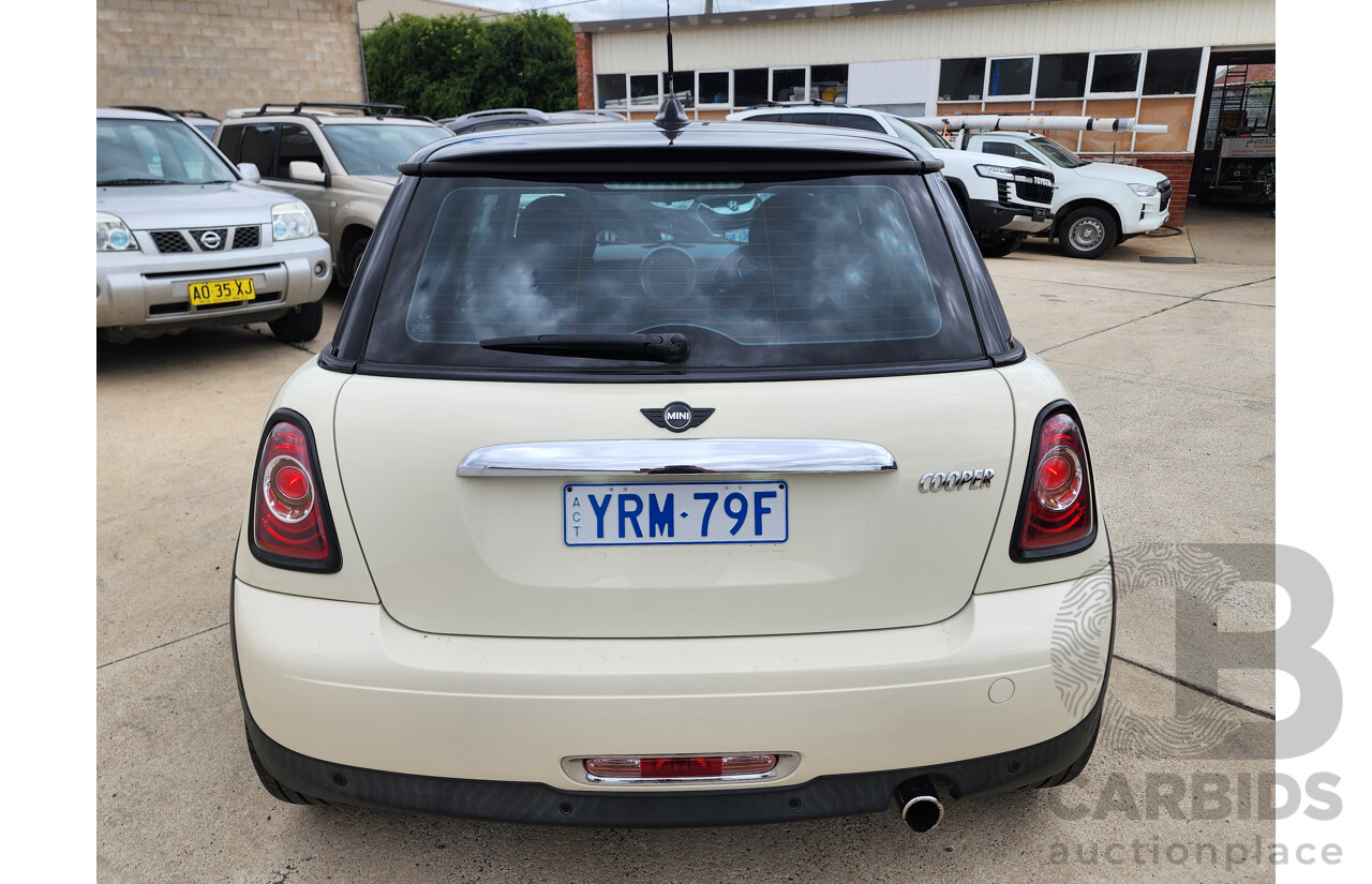 6/2012 Mini Cooper Baker Street R56 MY12 2d Hatchback White 1.6L