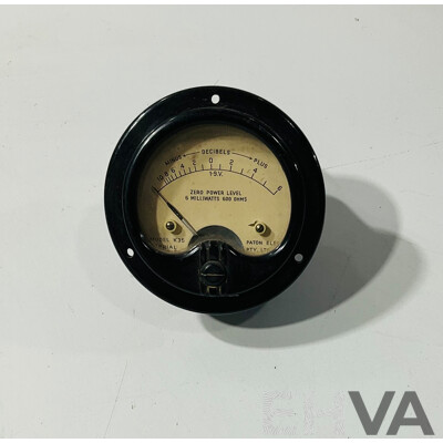 Collection of Small Vintage Gauges Including Paton Decibels, YCM Altimeter Barometer, Proair Pressure, VDO Pressure, 'GENIE' Temperature