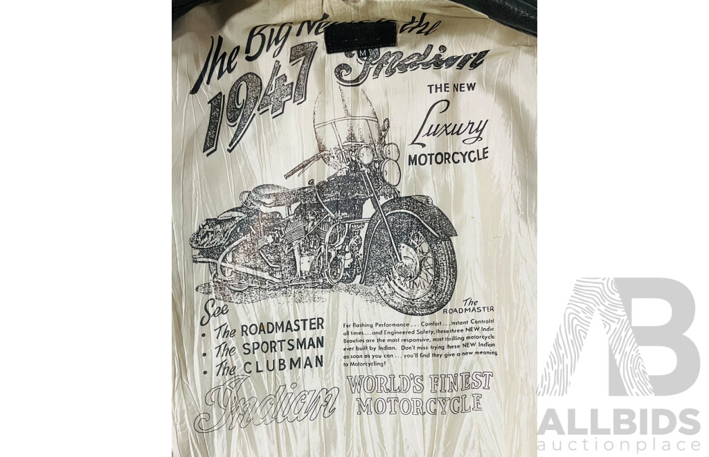 Retro Real Leather Bitsonic Motorcycle Jacket with Distressed Finish