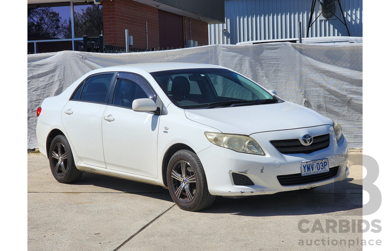 1/2008 Toyota Corolla Ascent ZRE152R MY07 4d Sedan White 1.8L