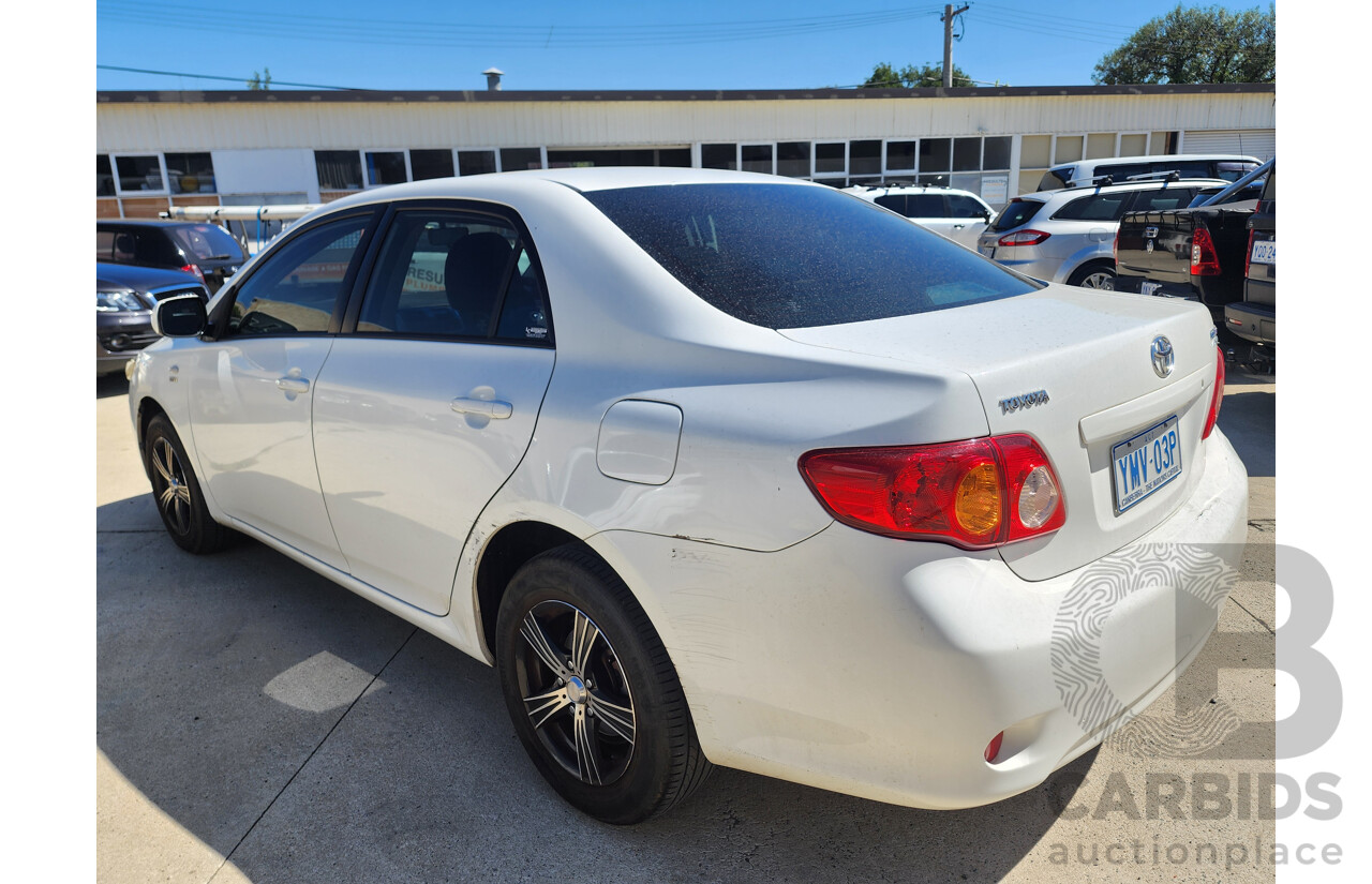 1/2008 Toyota Corolla Ascent ZRE152R MY07 4d Sedan White 1.8L