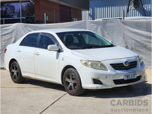 1/2008 Toyota Corolla Ascent ZRE152R MY07 4d Sedan White 1.8L