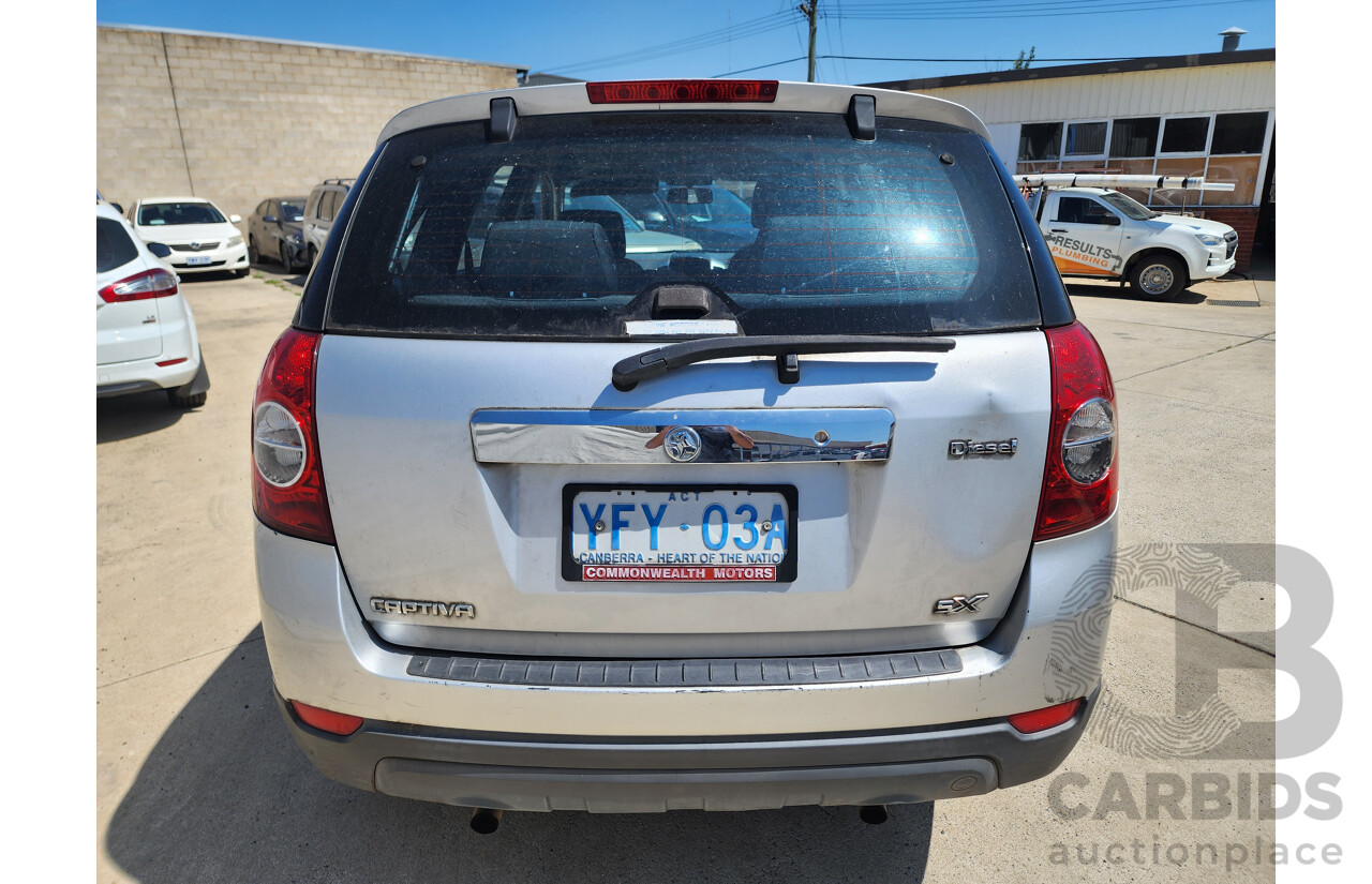 8/2009 Holden Captiva SX (4x4) CG MY09 4d Wagon Silver Or Chrome 2.0L